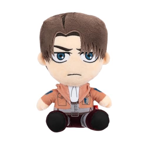 Total Anime Levi 8Inch Scale Super Soft Plush with Authentic Details from Attack on Titan - Image 1