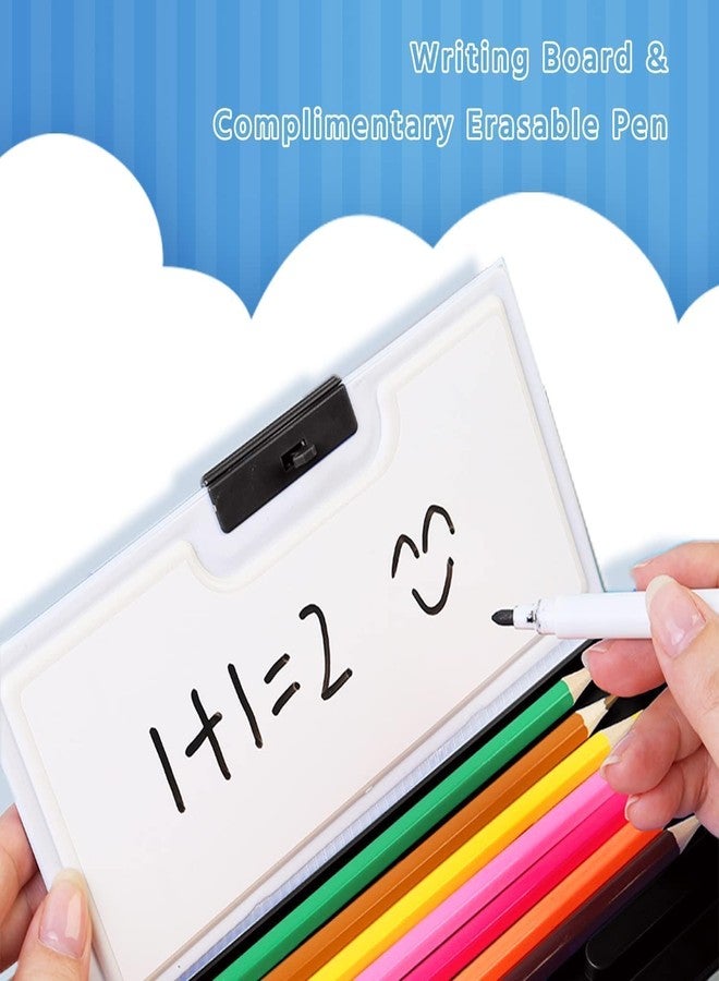 Ranjkri Password Lock School Students Pencil Box with Inbuilt Sharpener, Cute Cartoon Stationary Compass for Boys, Geometry Case for Kids Girls, Best for Gifts (Password Space Travel Black) - Image 4
