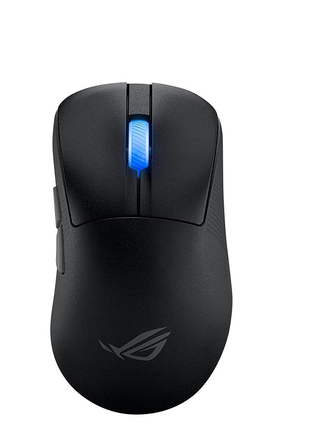 أسوس ماوس الألعاب اللاسلكي ASUS ROG Keris II Ace، خفيف الوزن 54 جرام، مستشعر بصري AimPoint Pro 42K، مفاتيح ميكرو بصرية، SpeedNova Wireless، معزز معدل الاقتراع ROG، الرياضات الإلكترونية وألعاب FPS، أسود - Image 1