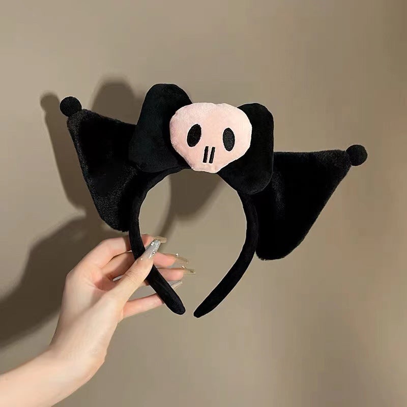 Generic Canyi Special Face Wash for Women 2024 New Autumn and Winter Headband Headband Cute Cartoon Plush Bear Kt Cat Headband G1155 kuromi headband