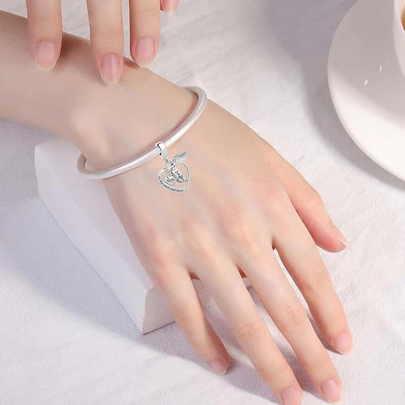 KunBead Grandma Sister Mom Birthstone Heart Birthday Family Daughter Love Bead Charms for Bracelets Necklaces - Image 4