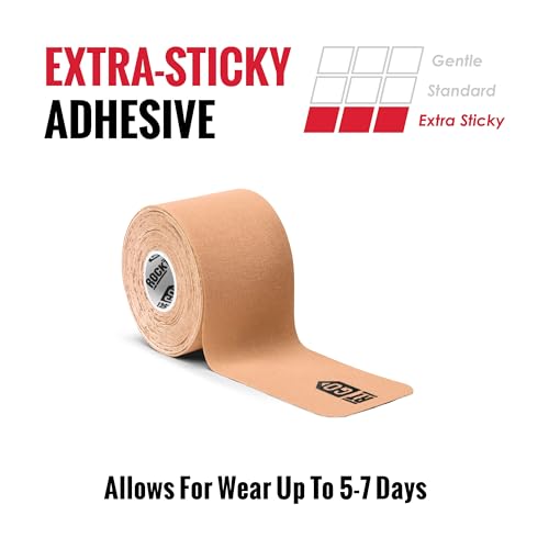 ROCKTAPE شريط كينيسيوLOGY RockTape Go اللاصق الإضافي (بيج) - Image 2