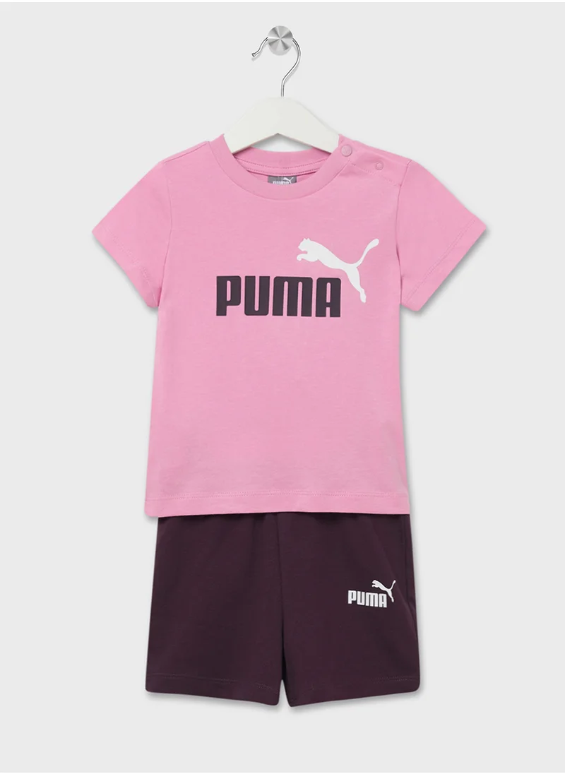 PUMA Infant Minicats T-Shirt & Shorts Set