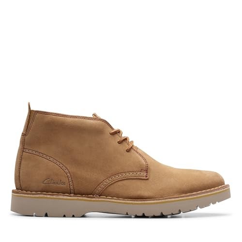 Clarks Collection Men's Eastridge Mid Chukka Boot, Sand Suede, 7 Medium US - Image 2