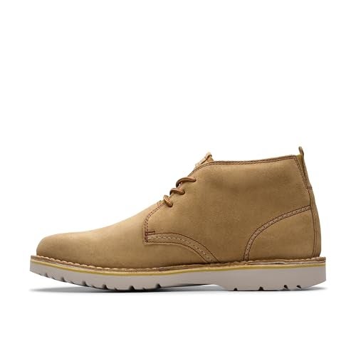Clarks Collection Men's Eastridge Mid Chukka Boot, Sand Suede, 7 Medium US - Image 3