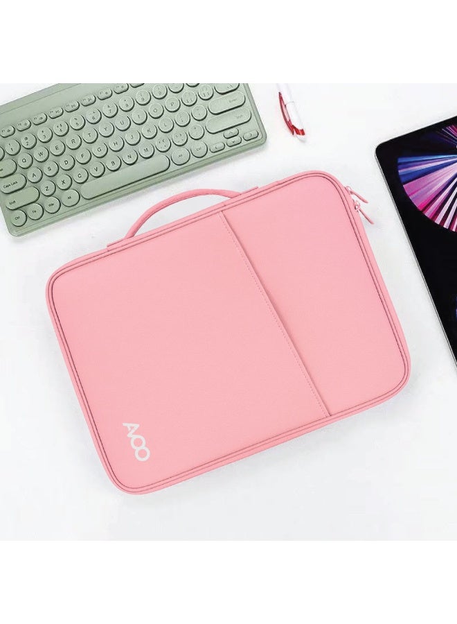 أفو حافظة تابلت مبطنة بتصميم عصري تحمي جهازك من الصدمات والخدوش بلون زهري . - Image 4