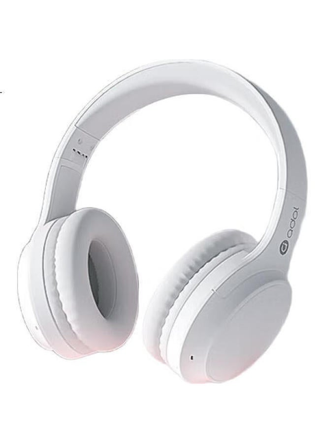 Adol Aol Asus Ado Tws-T75 Snow White Skin, Over-Ear Bluetooth Headphones, Long Battery Life, Call Noise Reduction, Gaming, Low Latency, Sweat-Resistant - Image 3