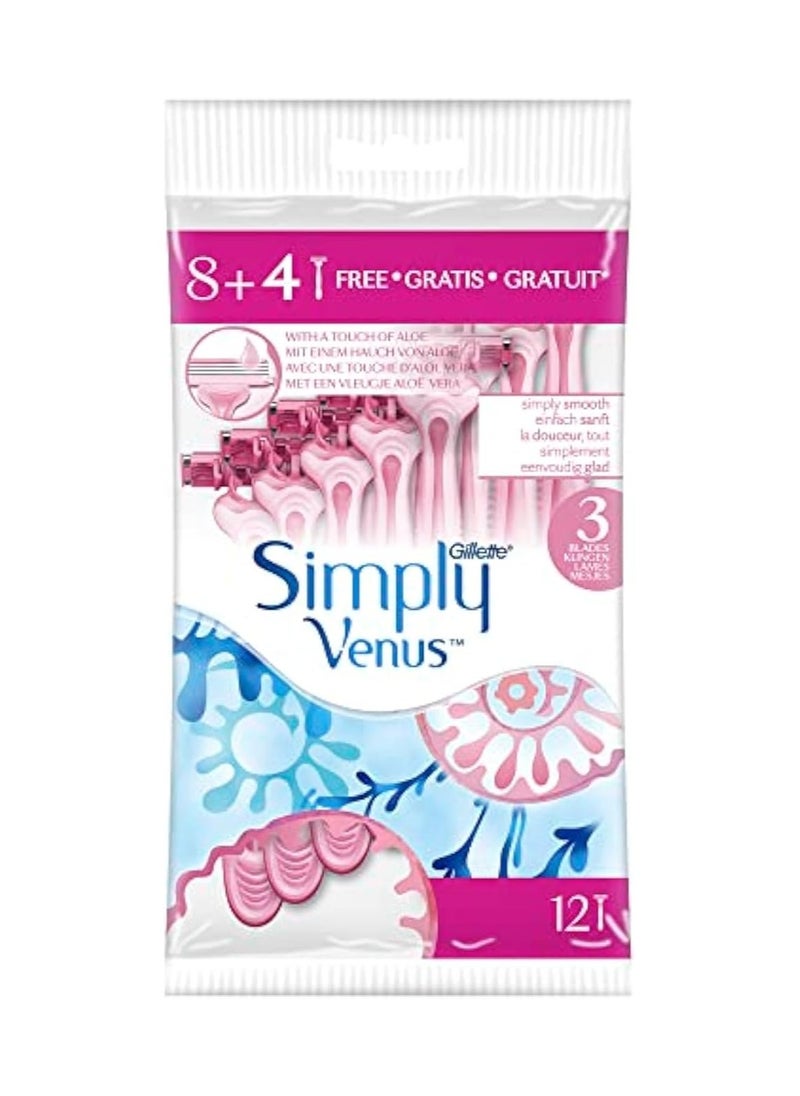 Venus VenUS Shaver 3 Pink Bag 8 + 4 Bead 
