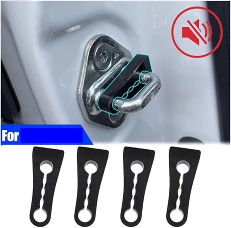 QASULER Car Door Lock Sound Deadener Damper Buffer - Image 3