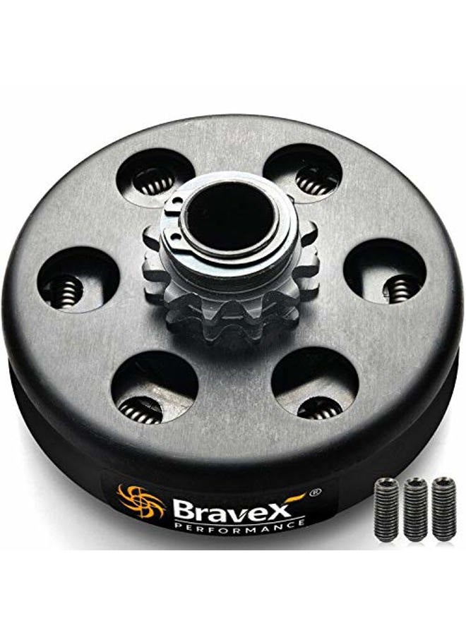 Bravex Centrifugal Clutch 12T 3/4" BORE Chain #35 for Predator Honda GX160 GX200, Go Kart Fun Kart Mini Bike 12 Tooth - Image 1