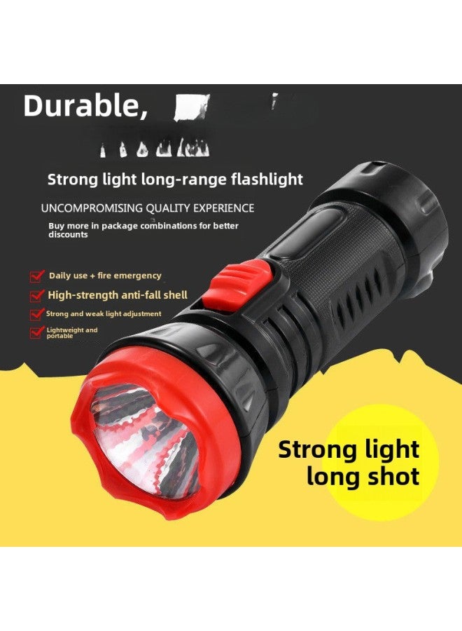 Buy One Get One Free Rechargeable LED Flashlight Home Outdoor Night Lighting Fire Hotel Hotel Emergency Light-Product Specifications:23cm Strong Light 3329 - Image 2