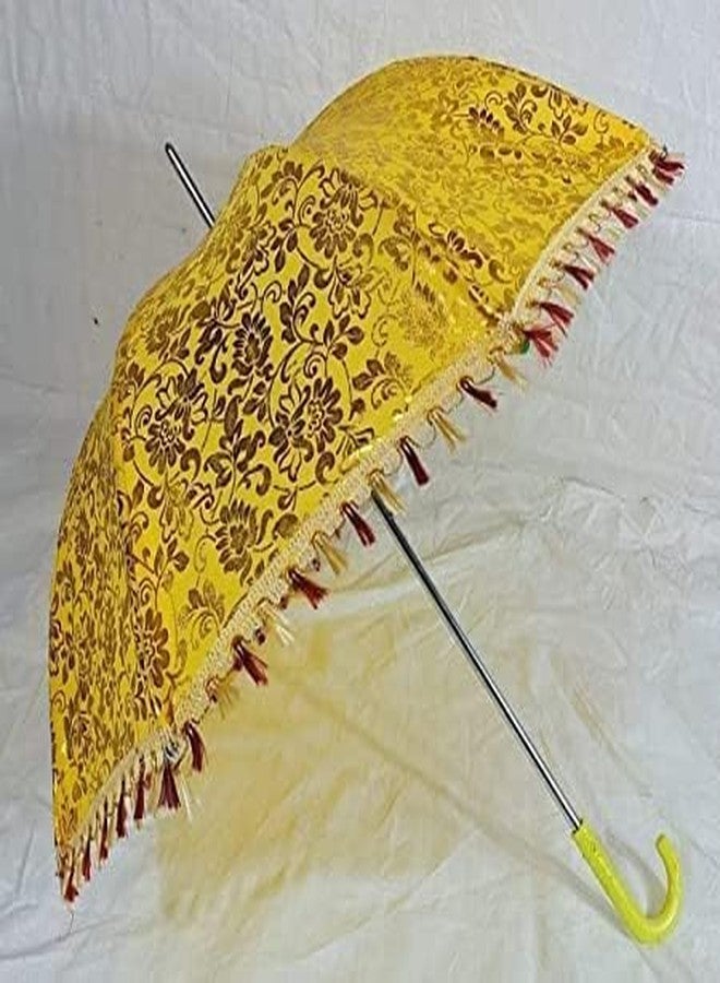 DECOFOLD 5 Pcs Wedding Umbrella and 6 Colourful Hanging Chakhri | Sangeet Haldi Mehendi Decor - Image 4