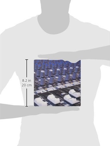 3dRose 8 x 8 x 0.25 Inches Audio Mixer Board Mixing Engineer Knobs Slider Buttons Studio Recording Mouse Pad (mp_155066_1) - Image 3