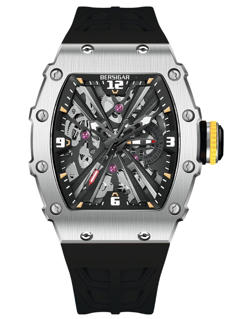 بيرسيجار ساعة Bersigar BG-1738 Richardo بتصميم فاخر من الفولاذ المقاوم للصدأ ومقاومة للماء - Image 1