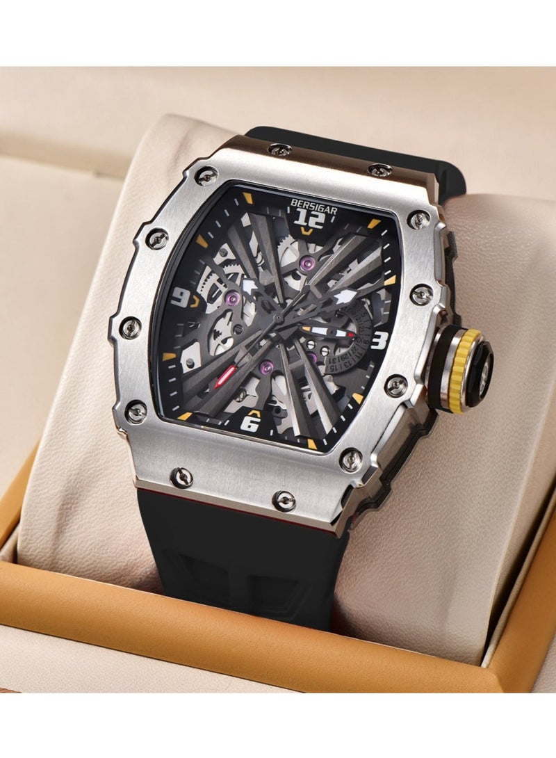 بيرسيجار ساعة Bersigar BG-1738 Richardo بتصميم فاخر من الفولاذ المقاوم للصدأ ومقاومة للماء - Image 2