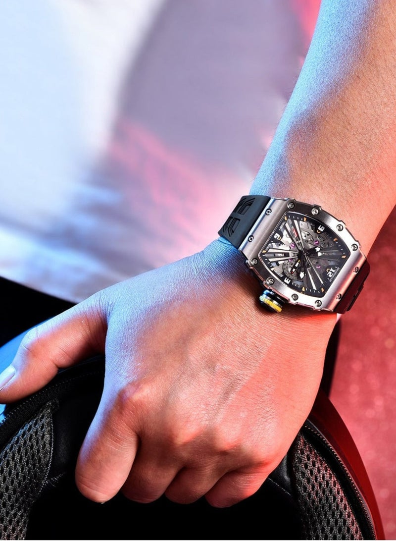 بيرسيجار ساعة Bersigar BG-1738 Richardo بتصميم فاخر من الفولاذ المقاوم للصدأ ومقاومة للماء - Image 5