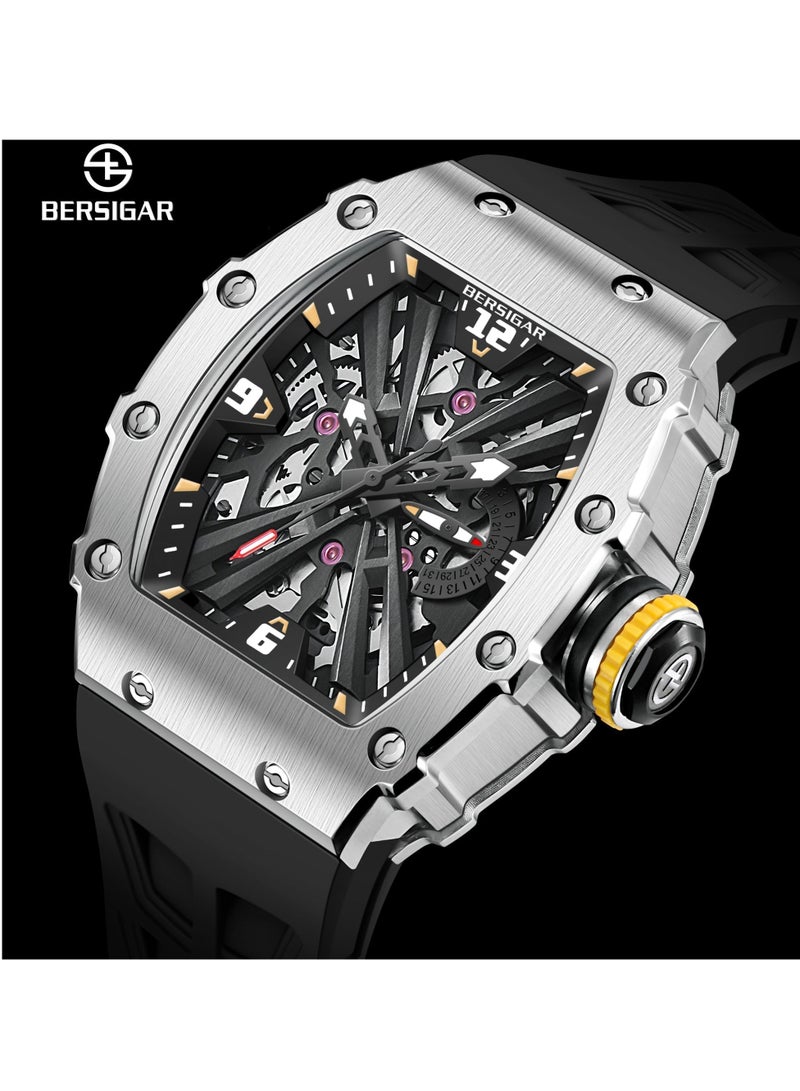 بيرسيجار ساعة Bersigar BG-1738 Richardo بتصميم فاخر من الفولاذ المقاوم للصدأ ومقاومة للماء - Image 3