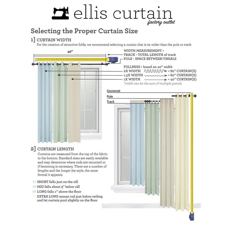 Ellis Curtain Ellis Curtain Stacey Sheer Tailored Tier Pair Curtains  56"" x 36""  Yellow - Image 4
