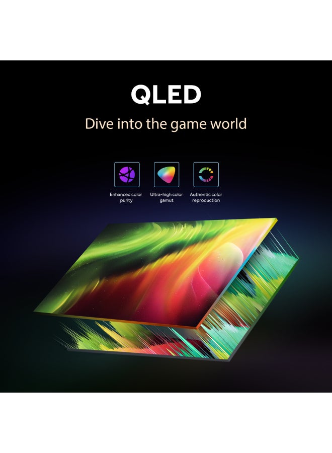 75 Inch LED 4K UHD Smart Google TV | Dolby Vision & Atmos | 120Hz Gaming Accelerator | MEMC Processor | HDR 10 | VRR | Premium Metallic Bezel-less Design - H75S800UX Black