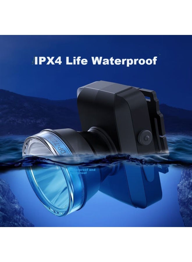 Duration power Dp High-brightness Headlamp, Ultra-bright Head-mounted Lithium Battery Flashlight, Outdoor Lighting, Night Fishing Long-range Mining Lamp Led-7228 - Image 4