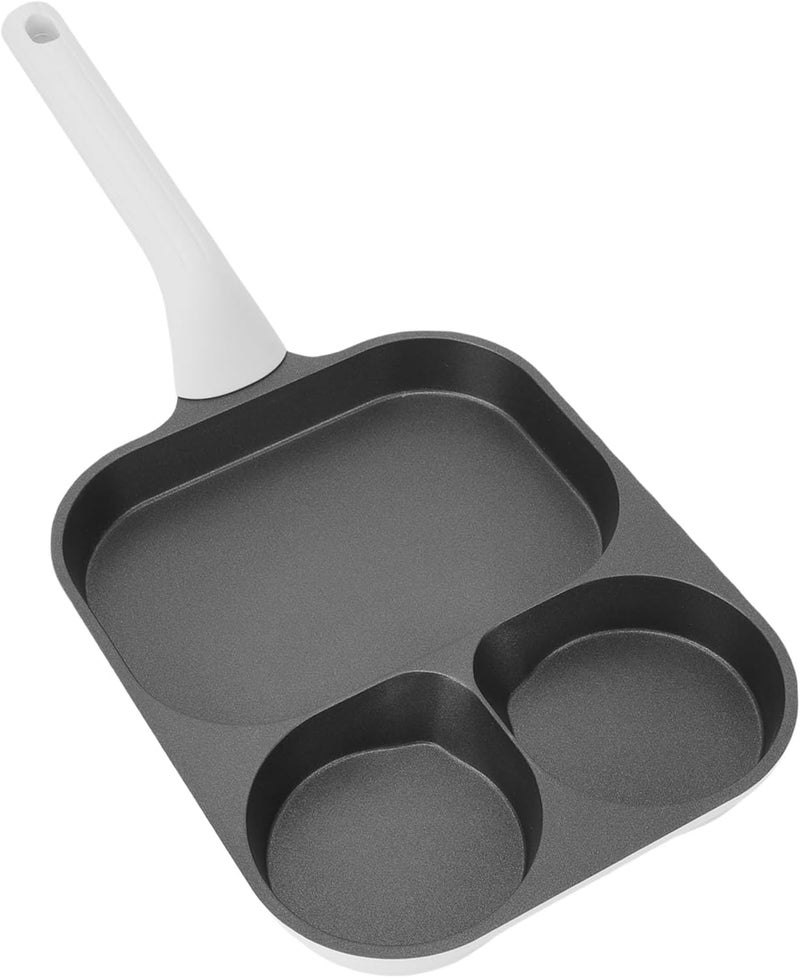 [Fine craftsmanship] Nonstick 3 in 1 Breakfast Frying Pan Skillet Griddle Pan for Cooking Steaks Omelettes Bacon with Ti Alloy Scratch Proof Interior and 130 Tilt Opening Fast delivery across KSA All-round well-engineered practical build Rare market product Wet anti slip Cross-material combo compatible Classic practical design Standard fit Cross-location transit friendly build Seasonal & permanent compatible Upgraded classic design Domestic distribution ready Experience optimized build Top pick for Saudi summer All choice modern design Suburban residential ship Economical upgraded quality Assorted natural tone picks Easy daily handling design Confirmed available stock Simple multi-feature practical build Odor free color Multi-color available build Desert area eligible deliver Practical design alternatives - Image 2