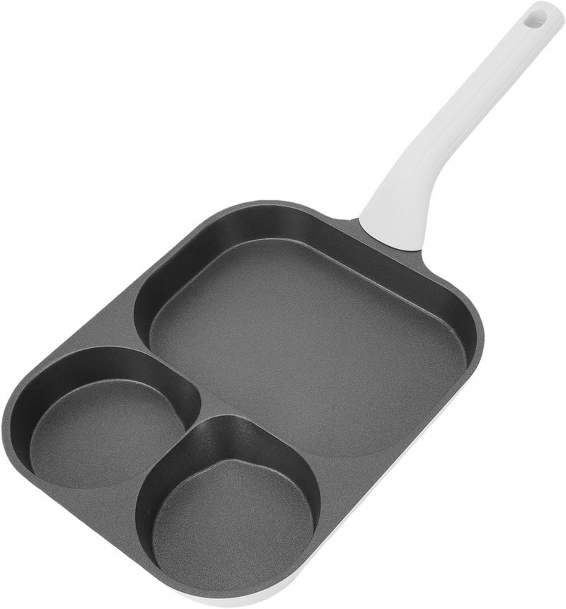 [Fine craftsmanship] Nonstick 3 in 1 Breakfast Frying Pan Skillet Griddle Pan for Cooking Steaks Omelettes Bacon with Ti Alloy Scratch Proof Interior and 130 Tilt Opening Fast delivery across KSA All-round well-engineered practical build Rare market product Wet anti slip Cross-material combo compatible Classic practical design Standard fit Cross-location transit friendly build Seasonal & permanent compatible Upgraded classic design Domestic distribution ready Experience optimized build Top pick for Saudi summer All choice modern design Suburban residential ship Economical upgraded quality Assorted natural tone picks Easy daily handling design Confirmed available stock Simple multi-feature practical build Odor free color Multi-color available build Desert area eligible deliver Practical design alternatives - Image 3