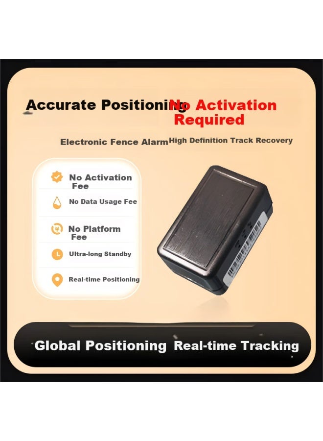 Huchebao Gps Tracker, 5g No-installation Device For Cars And Electric Motorcycles, Beidou Mini Anti-theft Tracking Device - Image 1