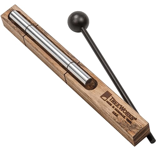 TreeWorks Chimes Energy Chime, Single Note –– MADE IN U.S.A. –– For Meditation, Classrooms, Sound Healing or Yoga, Includes Mallet - Image 1