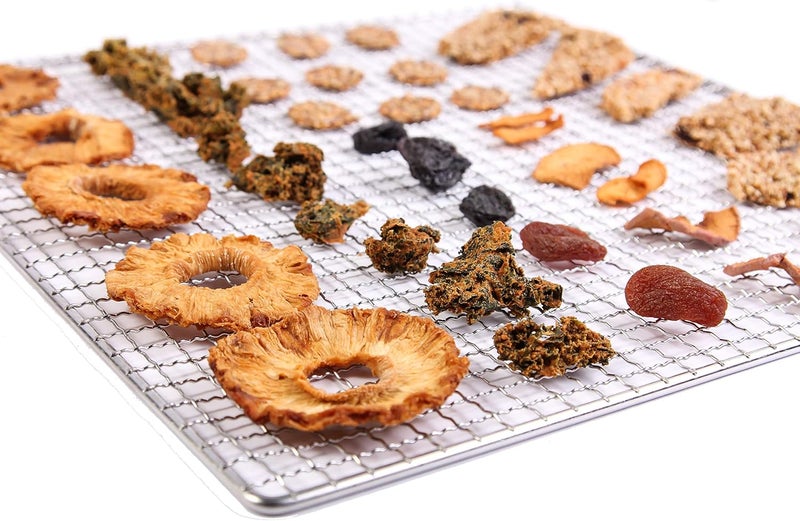 Bright Kitchen 3 Stainless Steel Trays Compatible With Excalibur Dehydrator Replacement UPGRADE Food Shelf Mesh Screen by - Image 3
