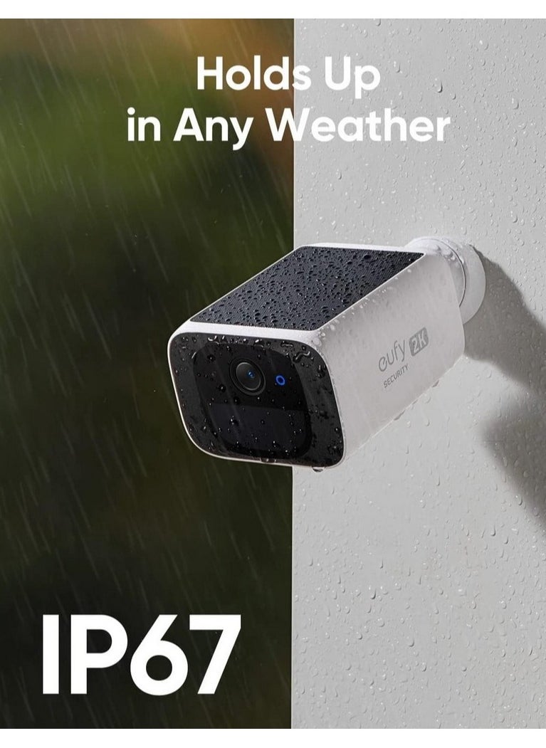 eufy - Eufy E220 T8134321 2K Resolution Solar Solocam - Image 1