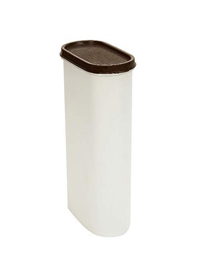 Mahaware Modular Oval Plastic Kitchen Container Set,2400 ml, Set of 3, Brown - Image 2