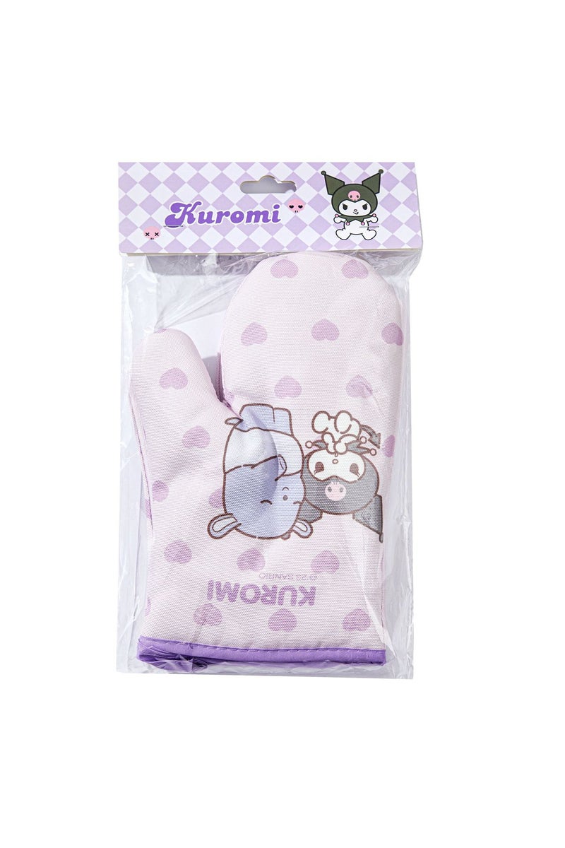 Sanrio Cartoon Oven Mitts Heat Resistant purple - Image 1