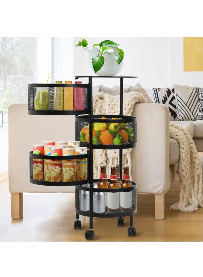 Prince Multi-Layer Kitchen Storage Shelf, Rotatable Kitchen - Image 2