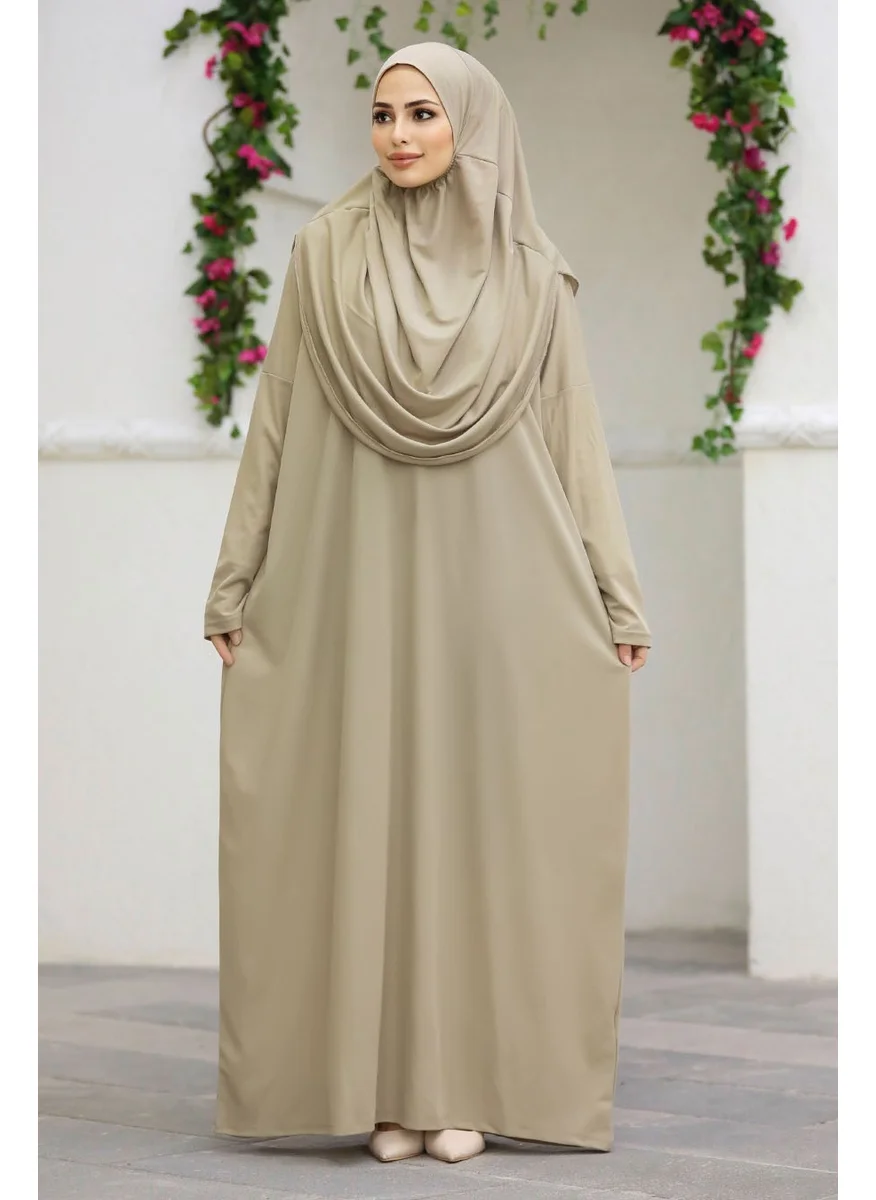 Neva Style Mink Hijab Prayer Dress 18301V