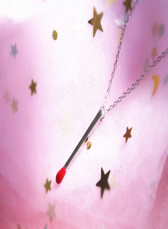 Helen de Lete Lovely Matchstick Sterling Silver Choker Necklace for Women - Image 4