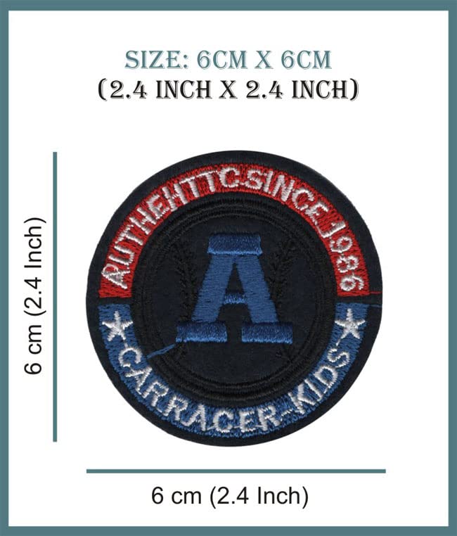 Generic 1 Piece Car Racer Kids Embroidered Iron on and Sew on Patch ; Size: 6cm x 6cm for Jackets, Caps, T-Shirts, Hats, Bags, Jeans, Pants, Outdoor Clothing ; Imported from Malaysia. (Code: 6PART-5)  - Image 2