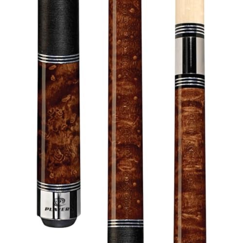 Players 58 2Piece North American Hard Maple Billiard Pool Cue Stick Coffee 195oz - Image 1