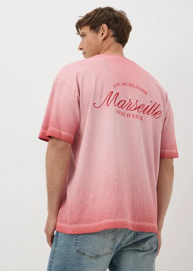 Matalan Pink Washed Marseille T-Shirt
