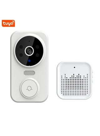 tuya Smart Video Doorbell Wireless HD Camera PIR Motion Detection IR Alarm Security Door Bell Wi-Fi Intercom for Home Apartment - pzsku/Z61478BCFBB1A45DC5DB0Z/45/_/1683864513/f0b7500b-3a6e-4fbe-999f-9967c844aa75