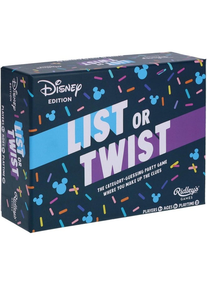 RIDLEY'S GAMES Ridley's Games: List or Twist -Disney Edition | The Category-Guessing Party Game Where You Make Up The Clues | Great for Disney Fans | Ages 8+, 4+ Players, 30-Minute Playtime  - Image 5