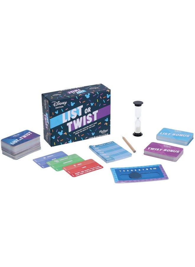 RIDLEY'S GAMES Ridley's Games: List or Twist -Disney Edition | The Category-Guessing Party Game Where You Make Up The Clues | Great for Disney Fans | Ages 8+, 4+ Players, 30-Minute Playtime  - Image 3