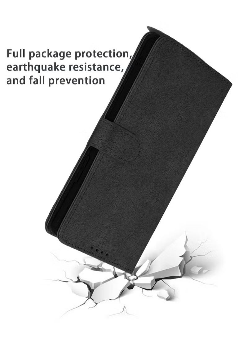 X-level Tecno Spark 10 Pro Case Cover Soft Quality Leather Flip Folio Wallet with Card Slots Holder Stand Back Cover Drop-Proof Shock-Proof Protective Cell Phone Back Accessories Protection  - Image 2