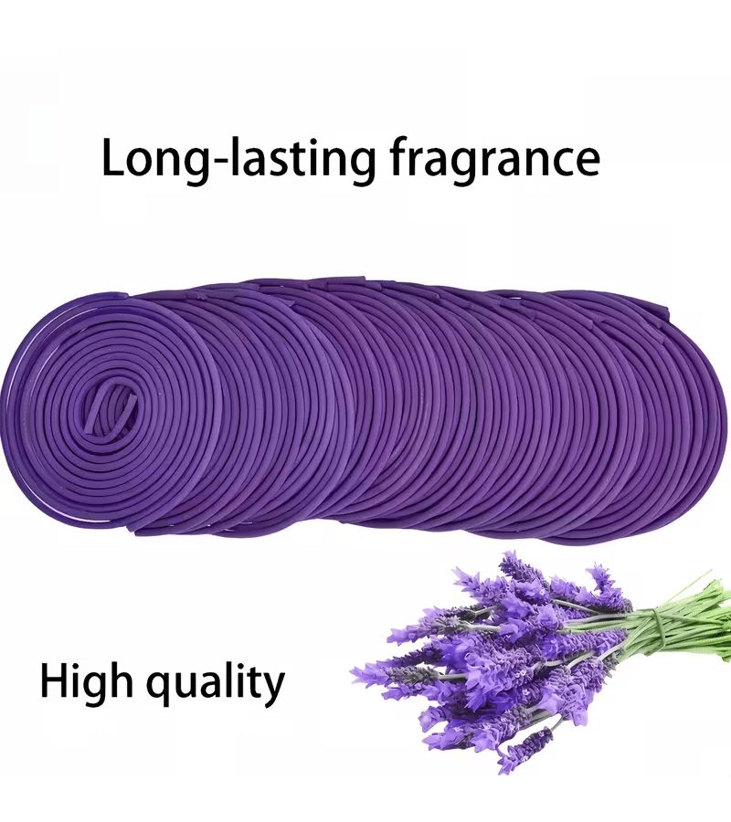 Natural Lavender Coil Incense 40 Pieces Soothing Aroma Calm Space - Image 2