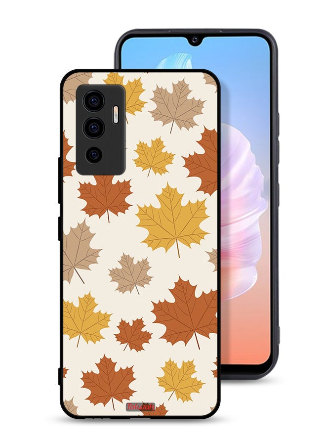 Tolwak Vivo V23e Protective Case Cover Autumn Leaves - Image 1