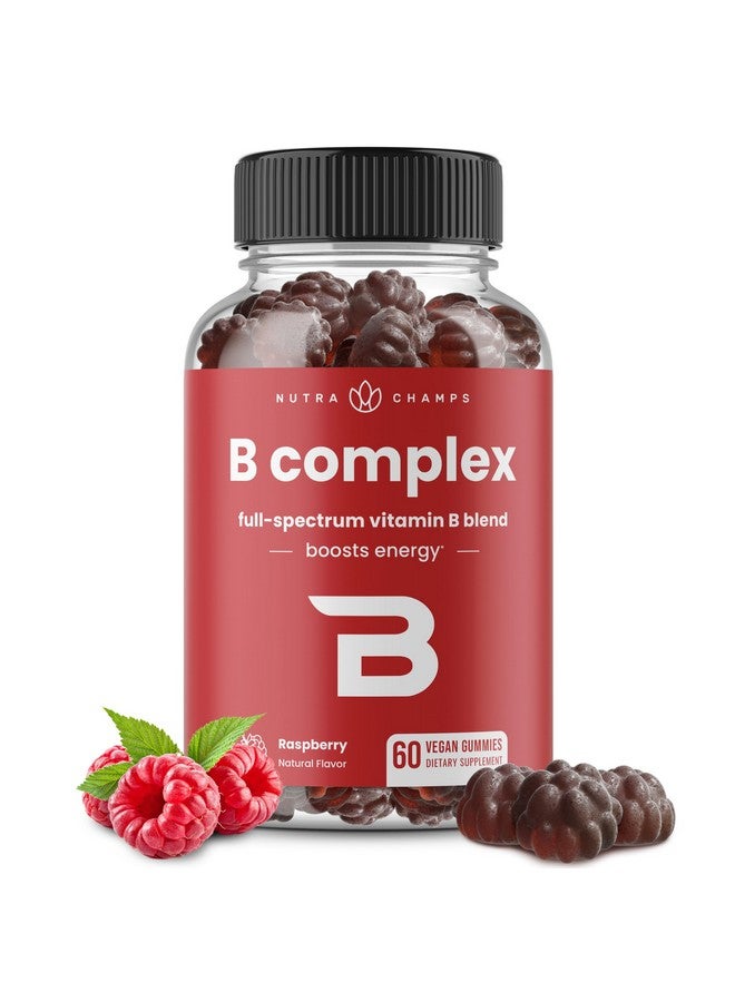 NutraChamps NutraChamps Vitamin B Complex Gummies, Vitamin B Gummies Boosts Energy, B Complex Vitamins B1, B2 (Riboflavin), B3 (Niacin), B5, B6, B7 (Biotin), B9 (Folic Acid), Methyl B12 - Image 1