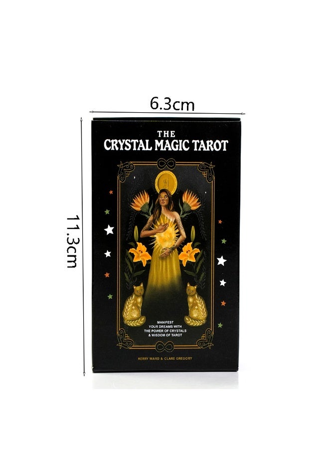 NIBEMINENT Latest "Crystal Magic Tarot Cards": Utilizing a tarot deck consisting of 78 cards to understand and control your destiny. Accompanied by a PDF guide manual. - Image 5