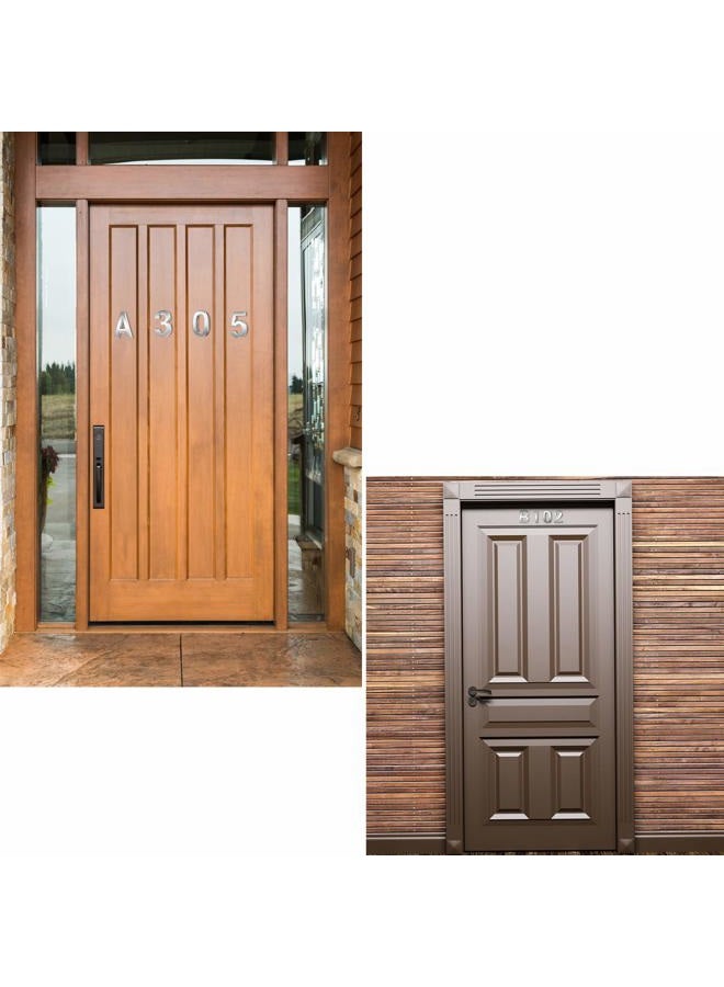 Outus 36 Pieces 3D Mailbox Number 0-9 Stickers and Letters Symbols Alphabet Adhesive Mailbox Stickers House Metal Mailbox Address Street Stickers for Apartment Residence and Mailbox Signs (2 x 1.2 Inches) - Image 5