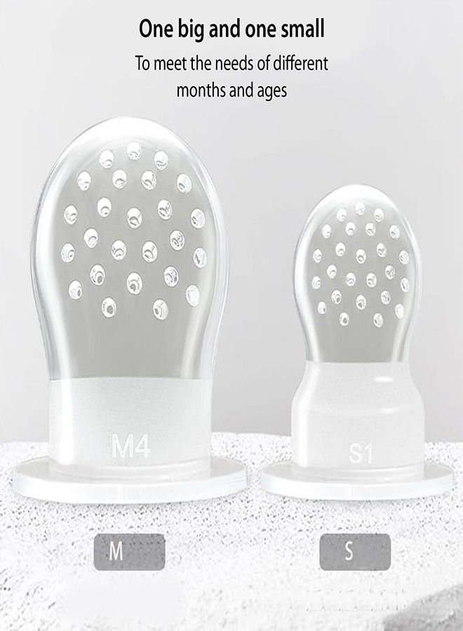 Baby Food Fruit Feeder Teething Pacifier with 3 Pieces Replacement Silicone - Image 4