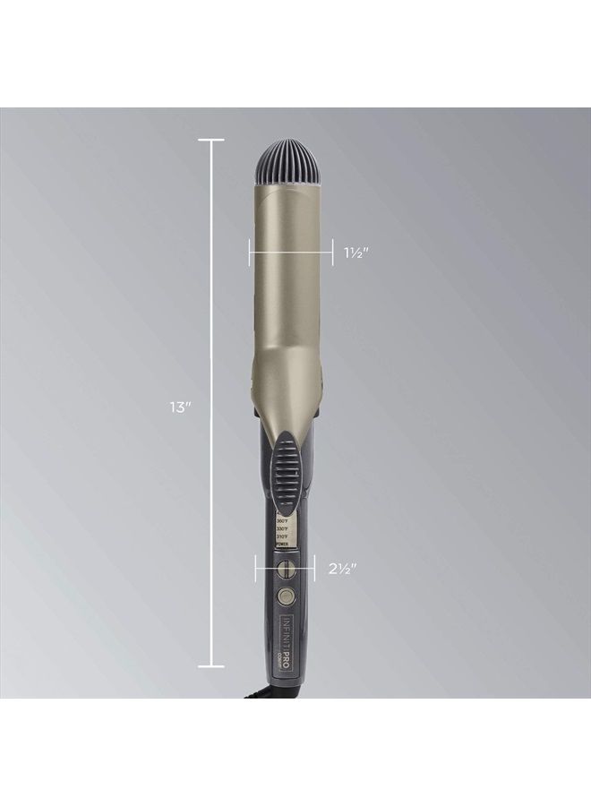 CONAIR INFINITIPRO BY CONAIR مكواة تجعيد سيراميك تورمالين 1 1/2 بوصة، أسطوانة 1 ½ بوصة تنتج Waves ناعمة - للاستخدام على الشعر المتوسط والطويل - Image 5