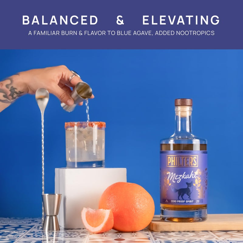 Philters Non-Alcoholic Mezkahl, Zero Proof Mezcal Spirit, Alternative Drink Made in USA, All Natural Flavors, 25 Fl Oz - Image 3